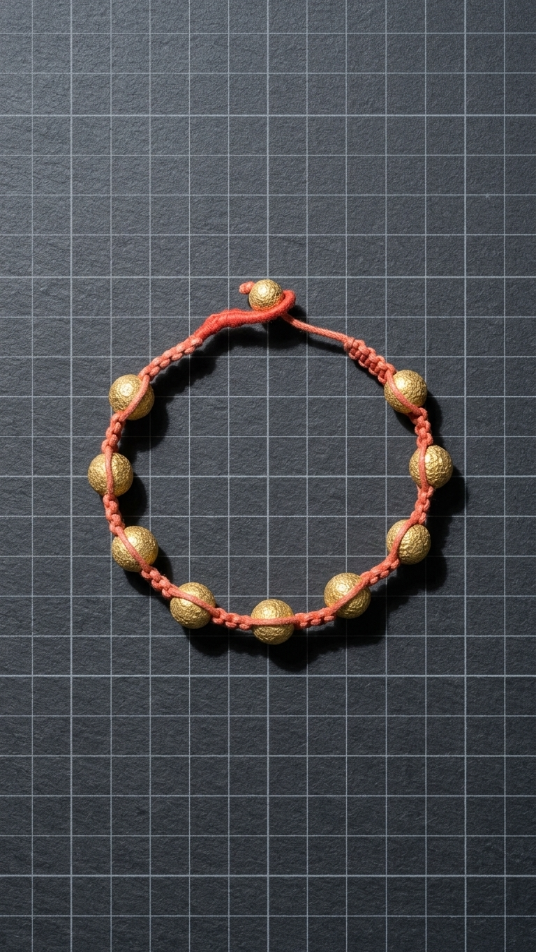 Bracelet: Silver Gold Plated Beads