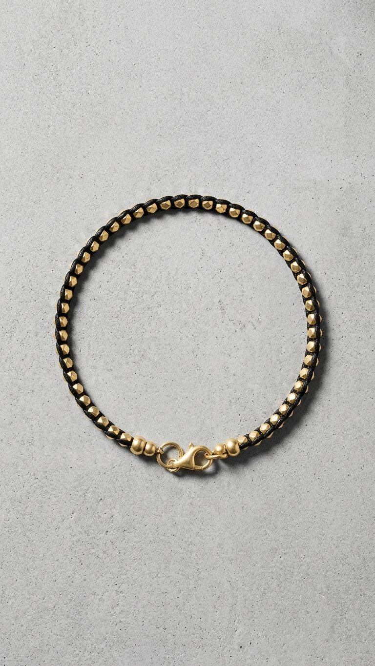 Bracelet: Gold Plated Silver Beads