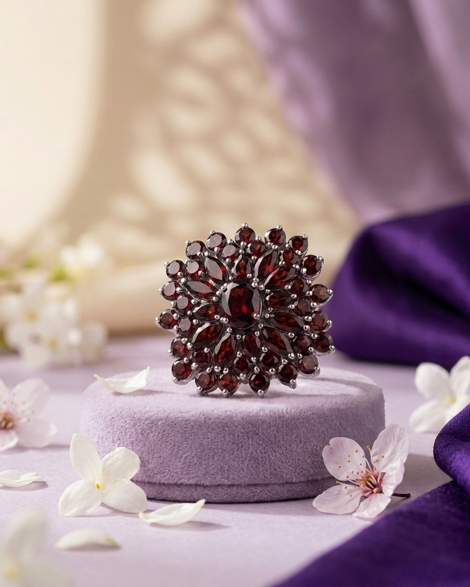 Ring: Garnet