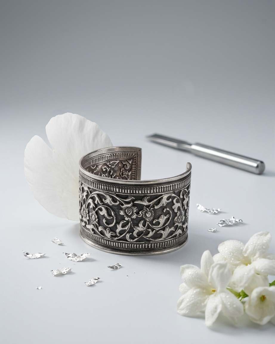 Bangle/Bracelet: Carved
