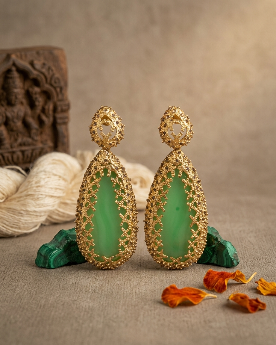 Earring: Peridot