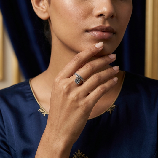 Ring: Marcasite with Heart