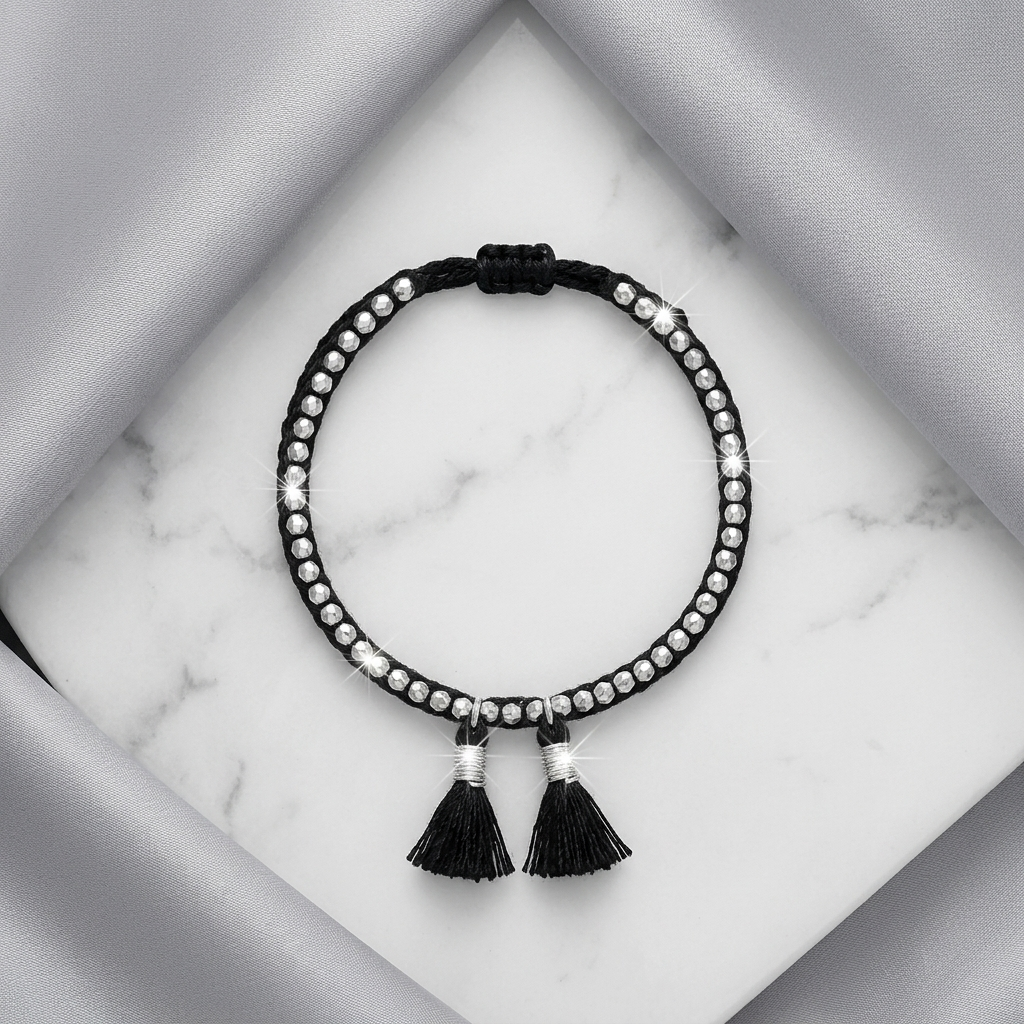 Bracelet: Silver Beads