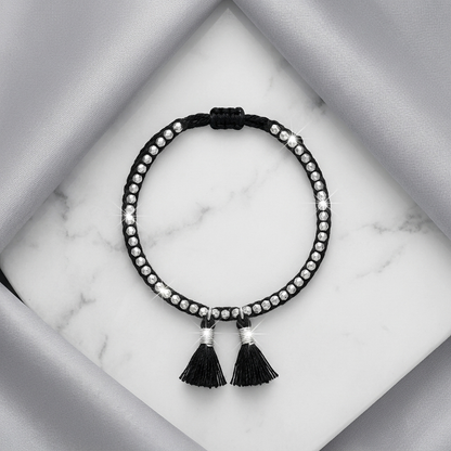 Bracelet: Silver Beads