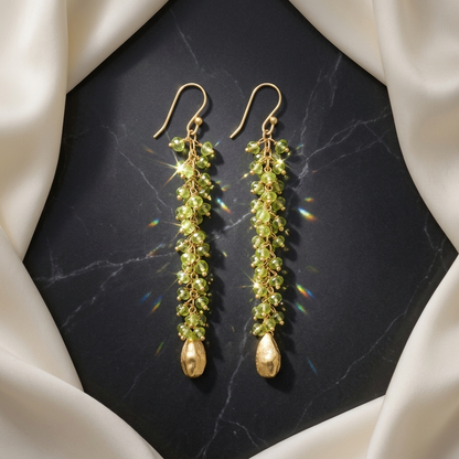 Earring:  Peridot