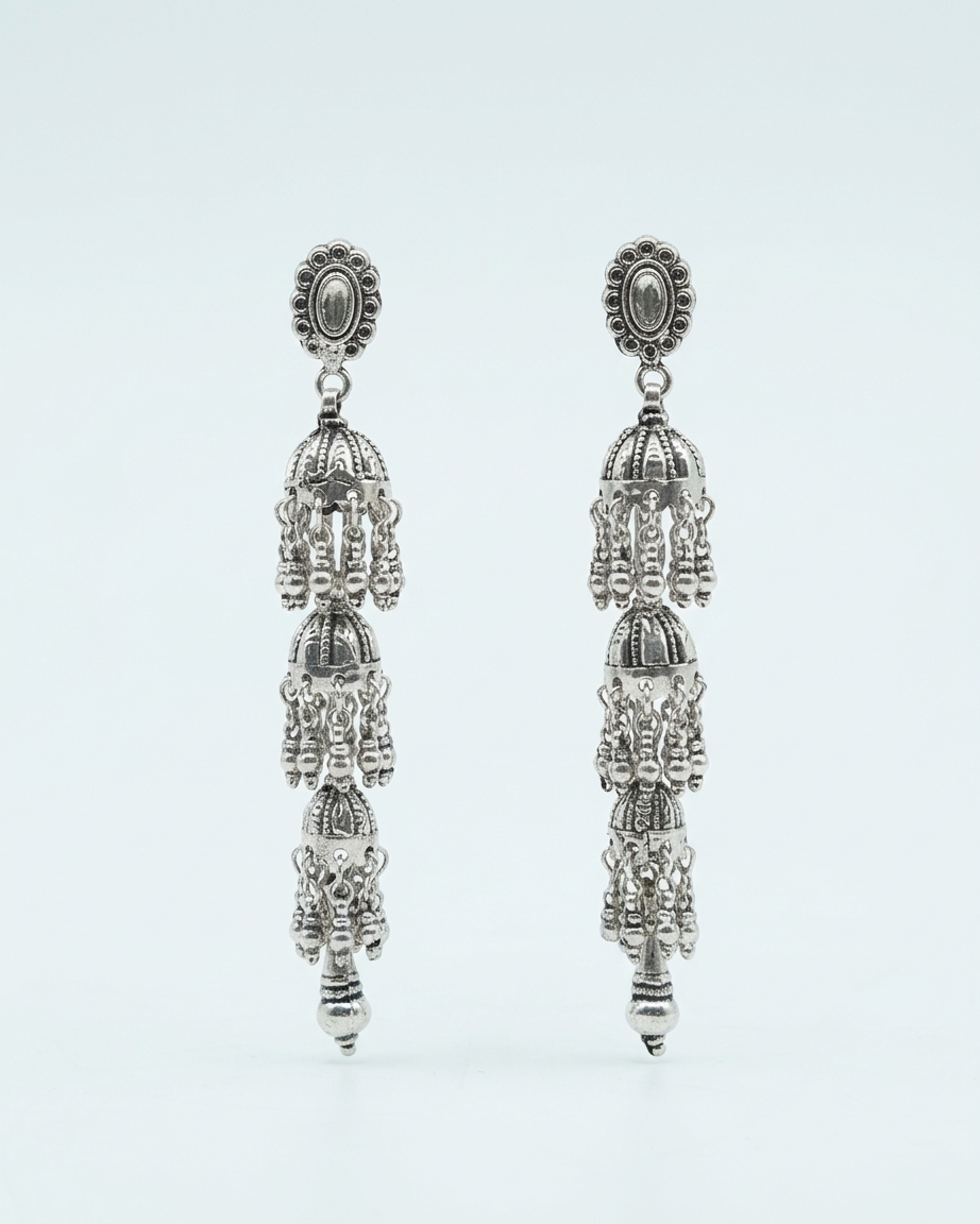 Earring: White Quartz