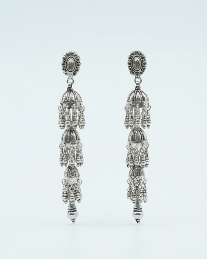 Earring: White Quartz