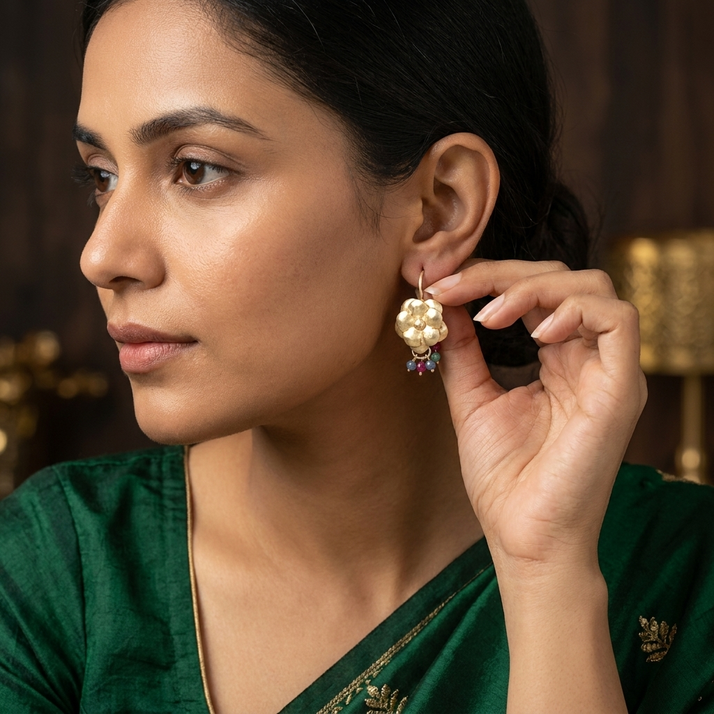 Earring: Multi Beads