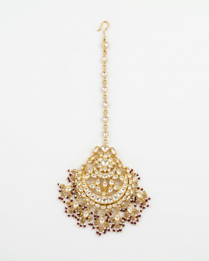 Tikka: Uncut Polki Kundan & Pearl