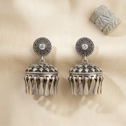 Earring: Silver Strings