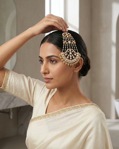 Passa/Tikka: Uncut Polki Kundan & Pearl