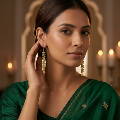 Earring:  Peridot