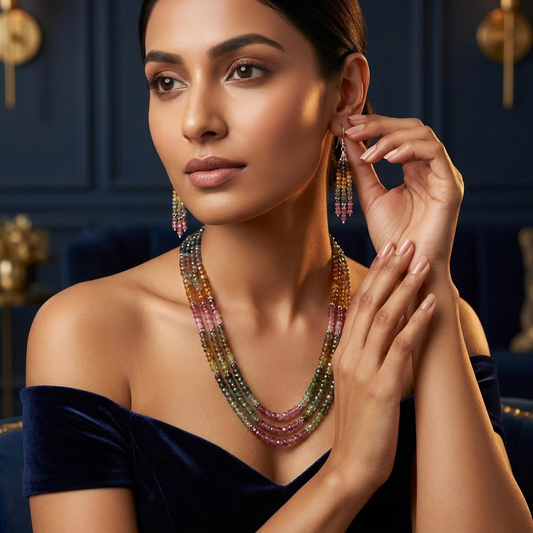 Necklace Set: Multi Stones