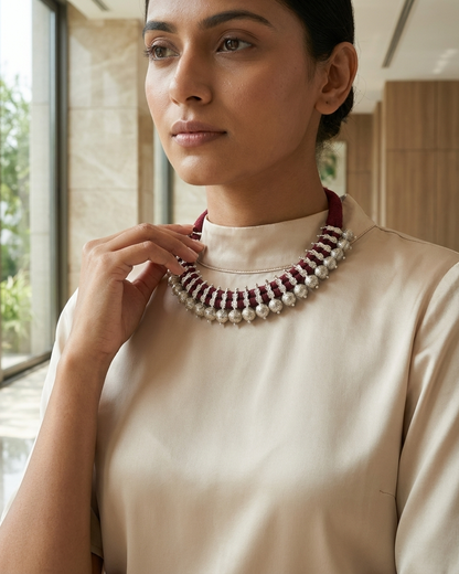 Neck Chain: Silver Ball