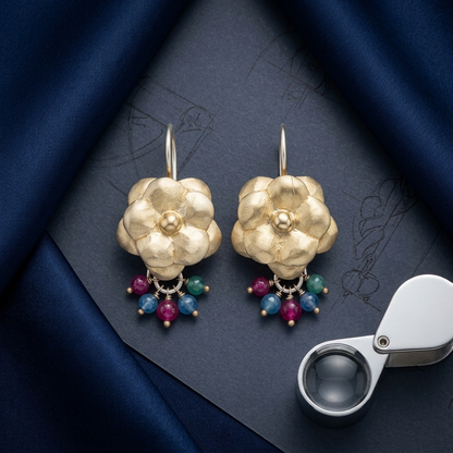Earring: Multi Beads
