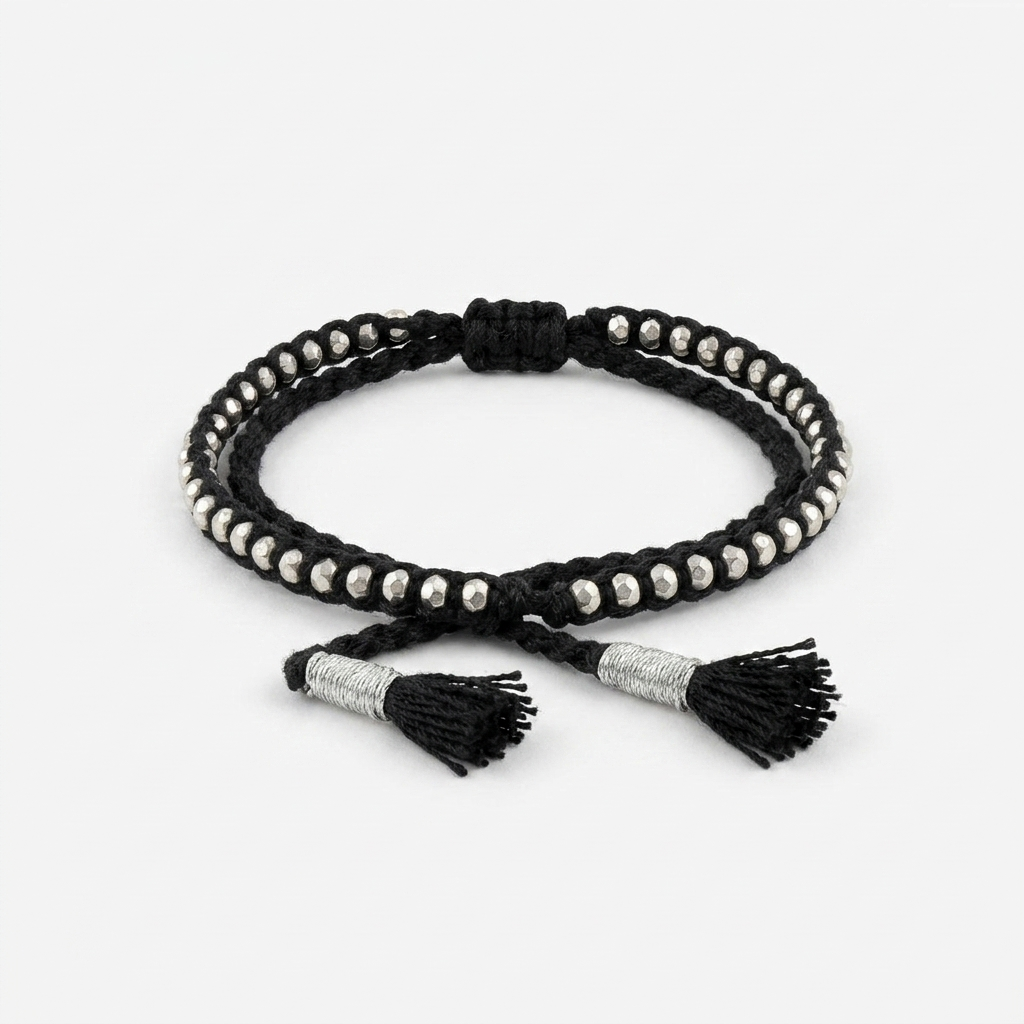 Bracelet: Silver Beads