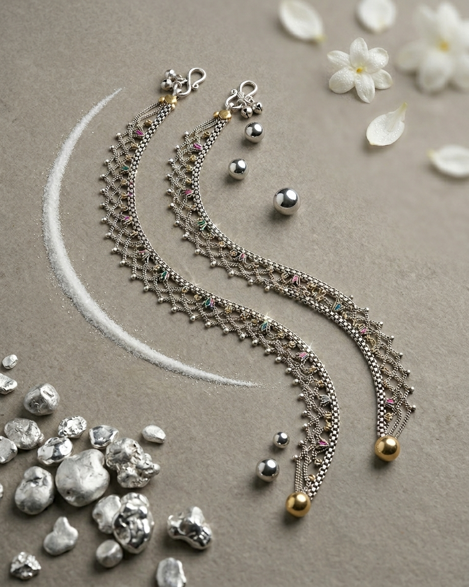 Anklet: Hanging Chain