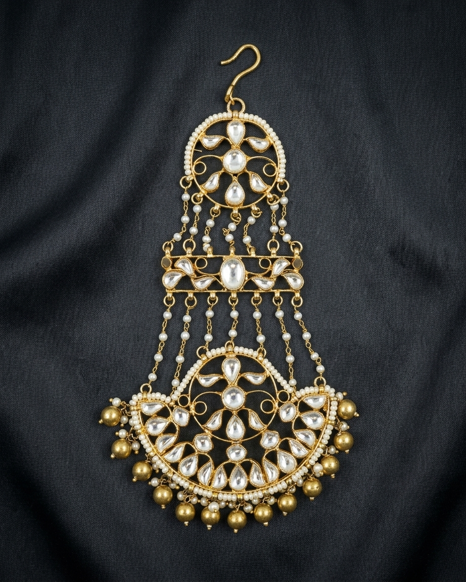 Passa/Tikka: Uncut Polki Kundan & Pearl