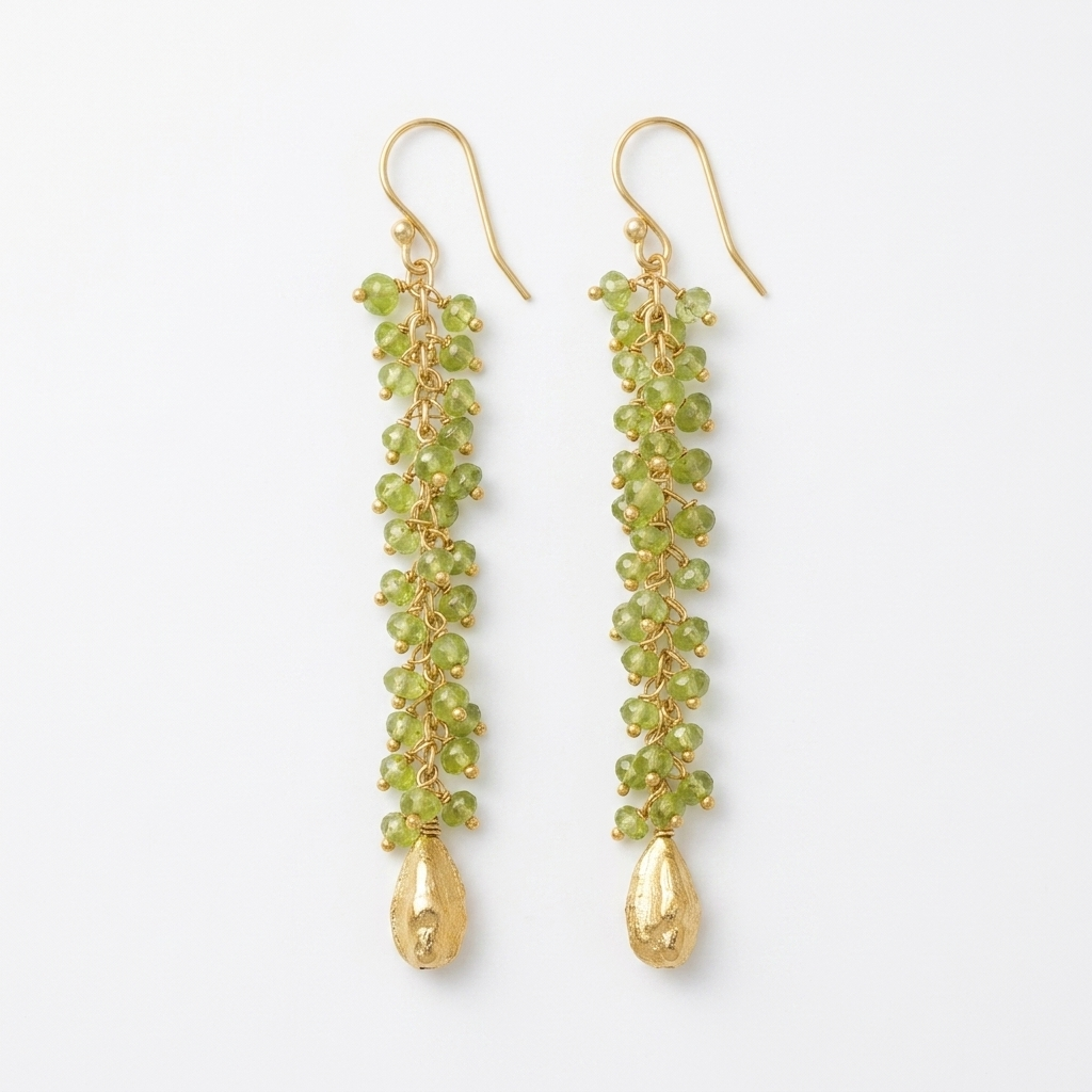 Earring:  Peridot
