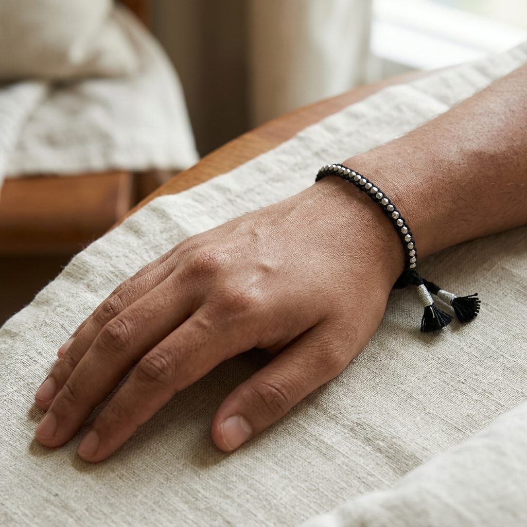 Bracelet: Silver Beads