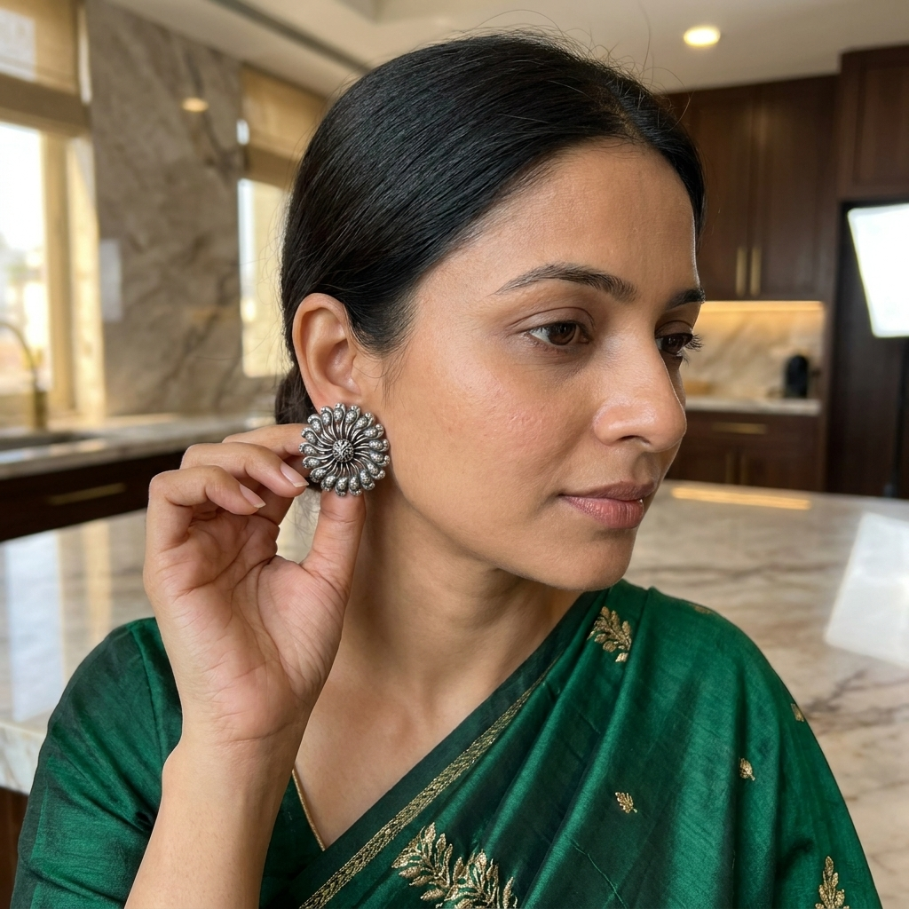 Earring: Silver Design