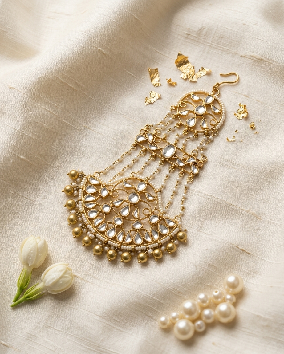 Passa/Tikka: Uncut Polki Kundan & Pearl