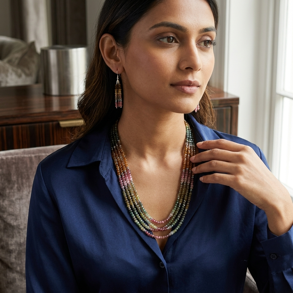 Necklace Set: Multi Stones