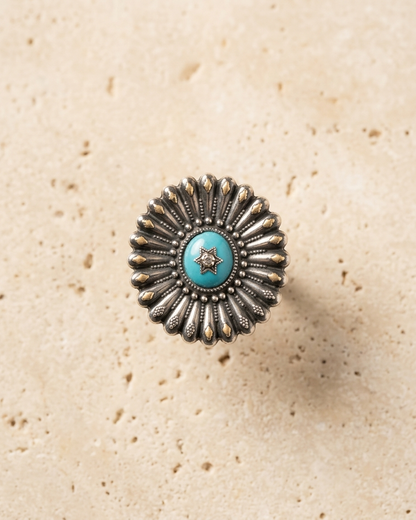 Ring: Turquoise & Enamel