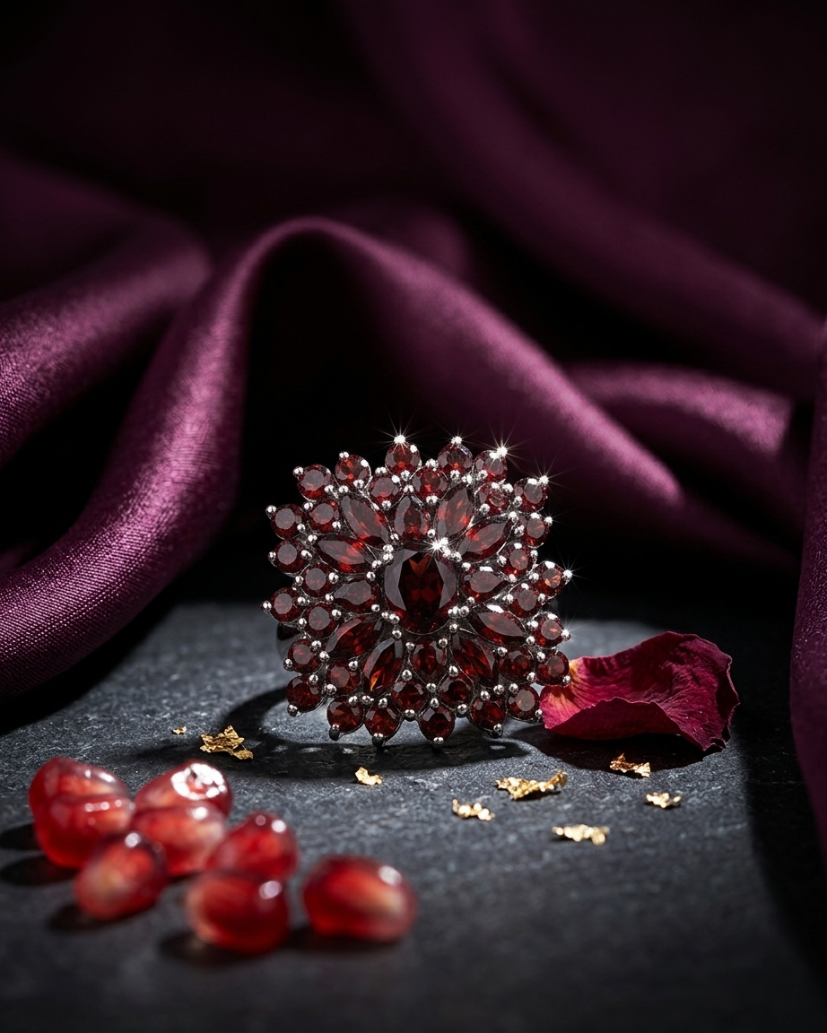 Ring: Garnet