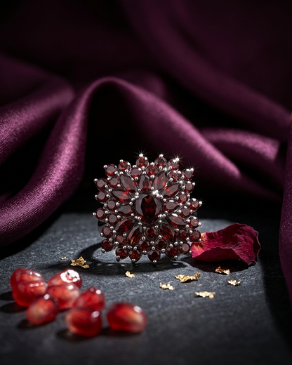 Ring: Garnet