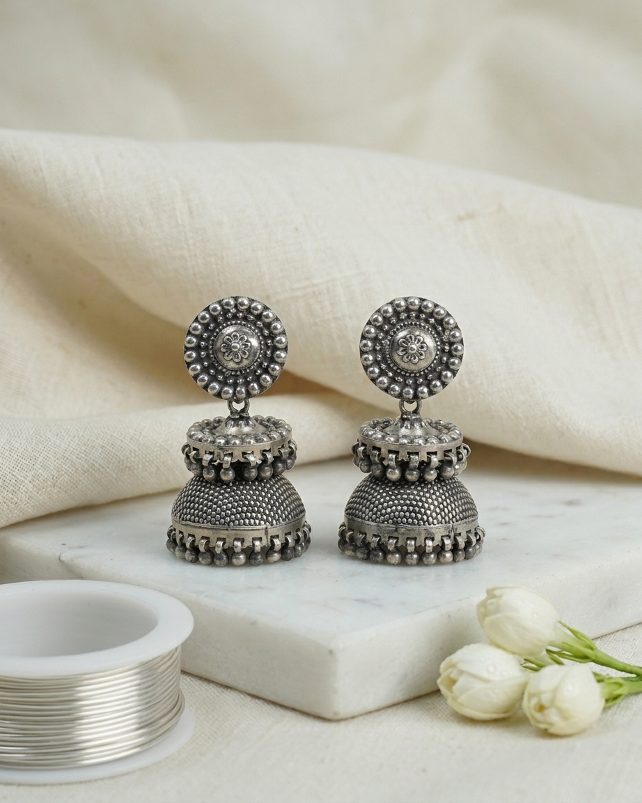 Earring: Antique Jhumka