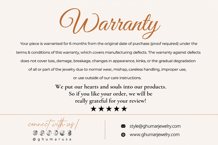 6-Month Product Warranty