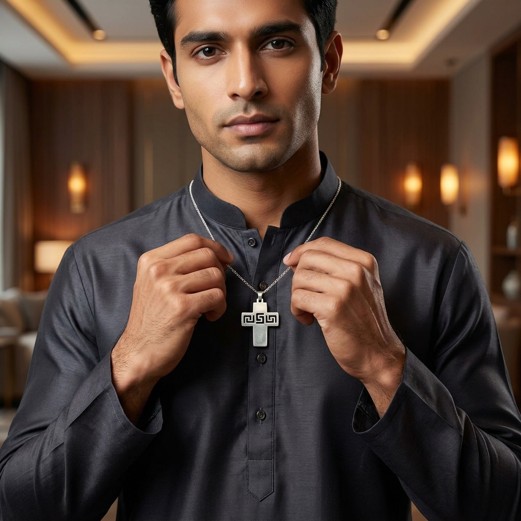 Pendant: Flat Cross