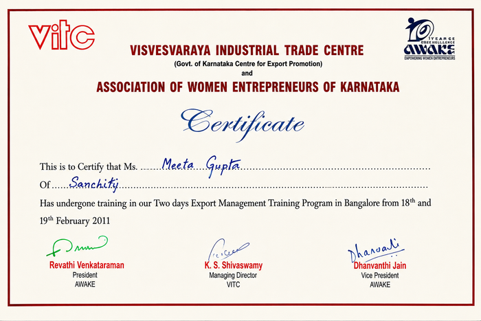 Export Management Certified