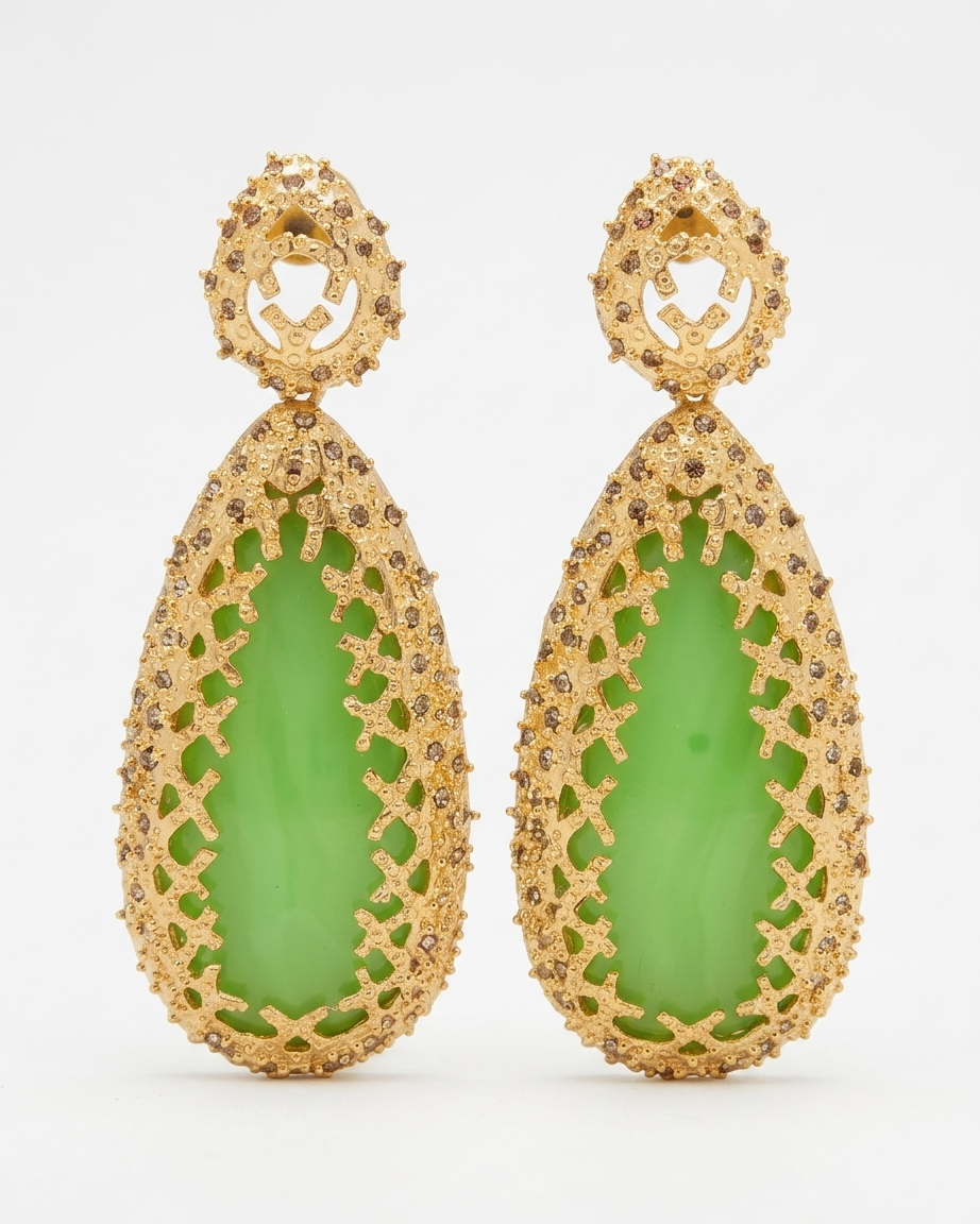 Earring: Peridot