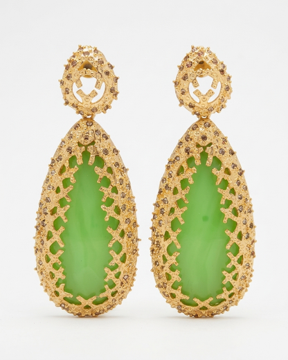 Earring: Peridot