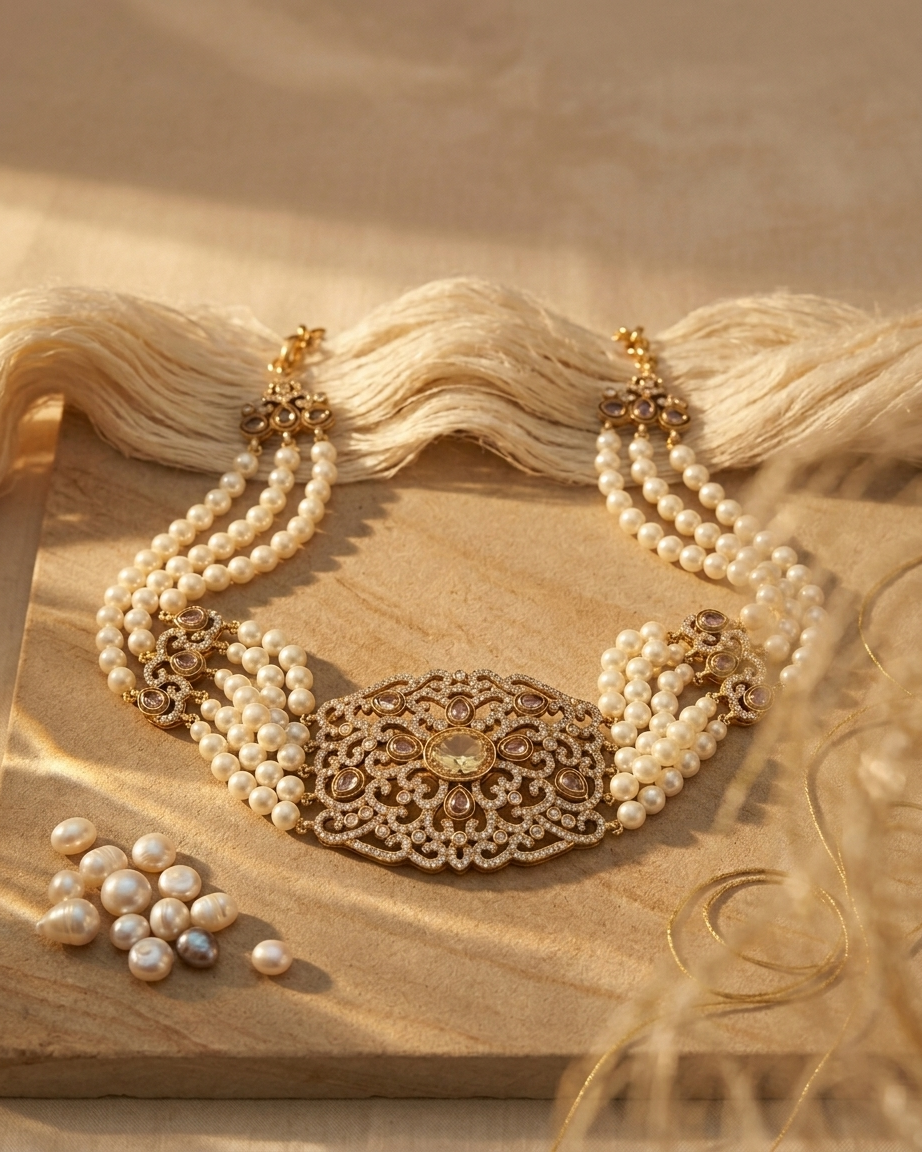 Neck Chain: Florenza & Cubic Zirconia
