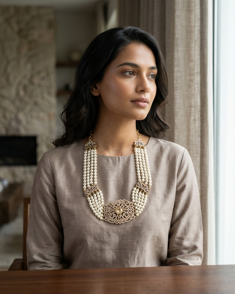 Neck Chain: Florenza & Cubic Zirconia