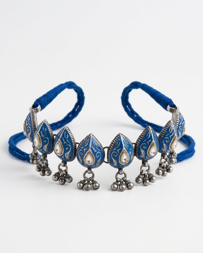 Neck Chain: Uncut Polki Kundan & Enamel
