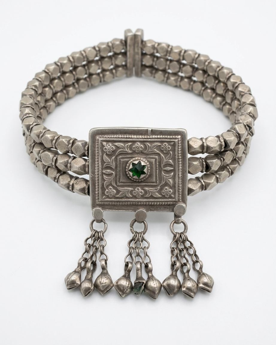 Neck Chain: Glass Emerald