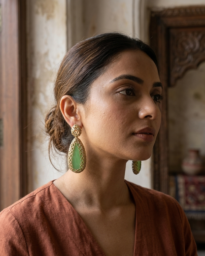 Earring: Peridot