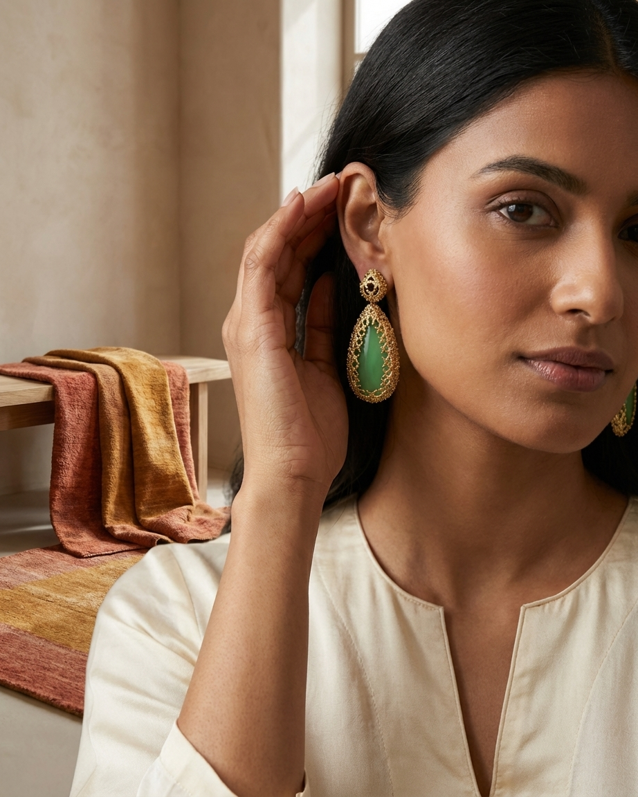 Earring: Peridot