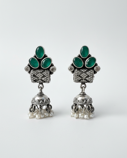 Earring: Emerald