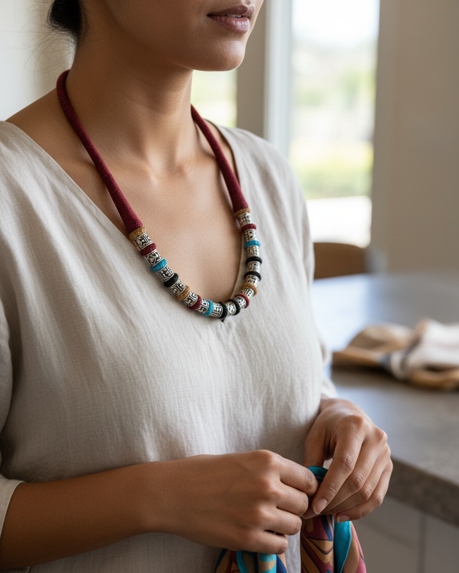 Neck Chain: Pipe in Thread