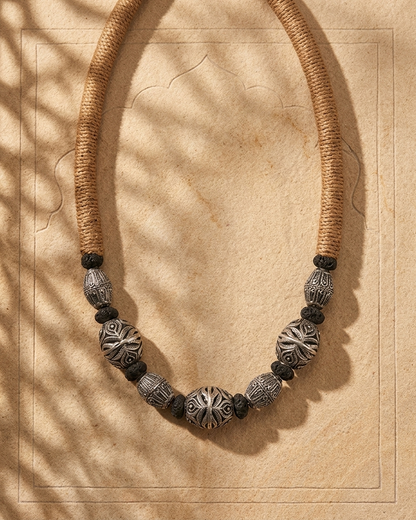 Neck Chain: Carved Oval