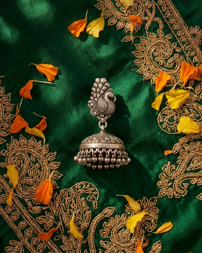 Earring: Dancing Peacock