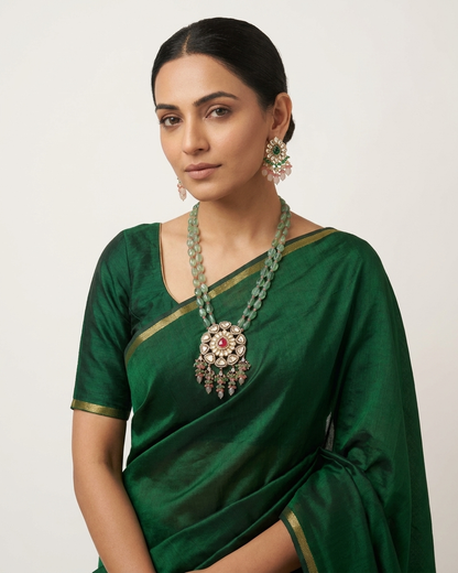Necklace Set: Kundan & Tourmaline