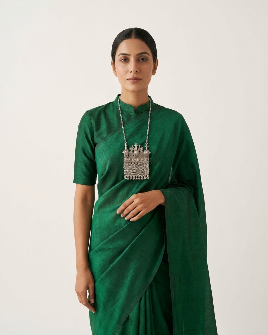 Neck Chain: Square Peacock