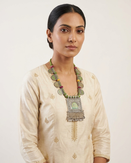 Neck Chain: Kalamkari