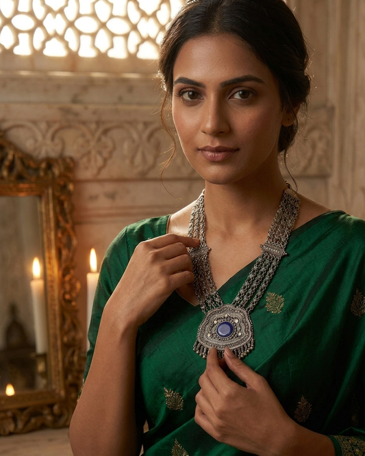 Neck Chain: Ceylon Blue Sapphire